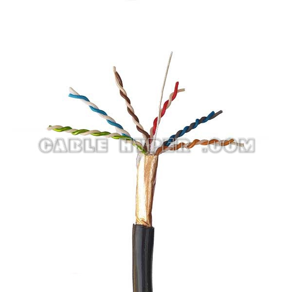 کابل مخابراتی 6 زوج فویلدار (هوایی و زمینی) سارو